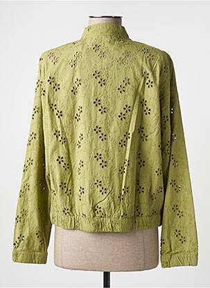 Blouson col v vert ESPRIT femme