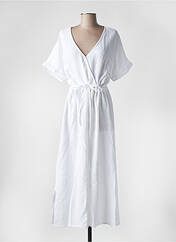 Robe longue blanc C'EST BEAU LA VIE pour femme seconde vue