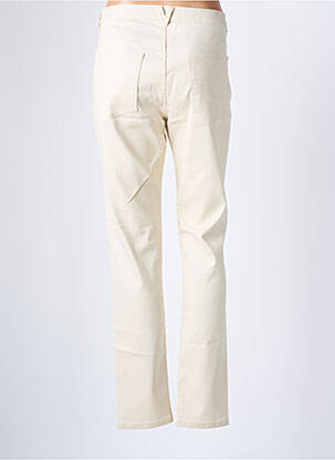 Pantalon slim stretch taille normale beige ESPRIT femme