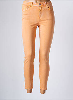 Jeans skinny taille normale taille normale orange VILA femme