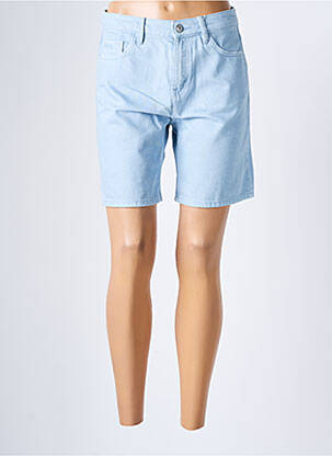 Bermuda coupe droite taille normale bleu ESPRIT femme