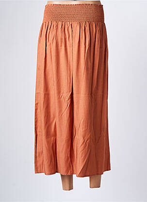 Jupe longue taille haute marron C'EST BEAU LA VIE femme