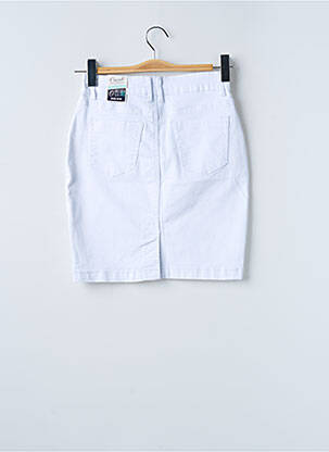 Jupe courte poches blanc ONADO femme