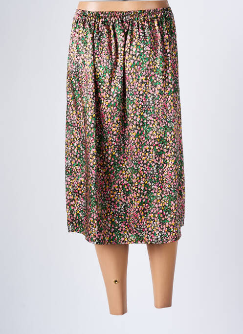 Jupe mi-longue noir VILA pour femme