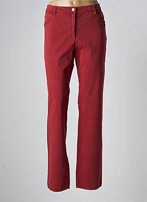 Pantalon droit rouge COUTURIST pour femme
