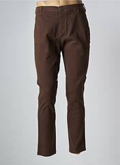 Pantalon droit marron SELECTED pour homme seconde vue