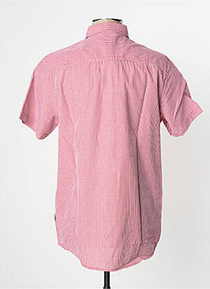 Chemise manches courtes imprimé carreaux rouge LEE COOPER homme