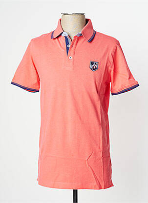 Polo coupe droite manches courtes noir CAMBRIDGE homme