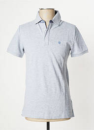 Polo coupe droite manches courtes gris CAMBRIDGE homme