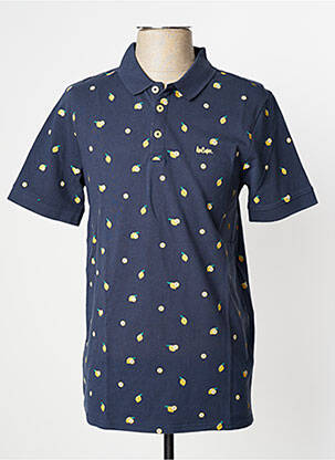 Polo coupe droite manches courtes bleu LEE COOPER homme