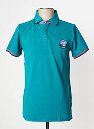 Polo stretch manches courtes vert CAMBRIDGE homme