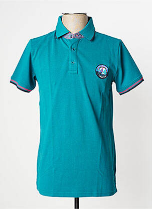 Polo stretch manches courtes vert CAMBRIDGE homme