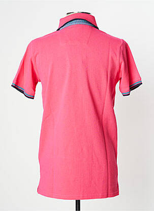 Polo coupe droite manches courtes rose CAMBRIDGE homme