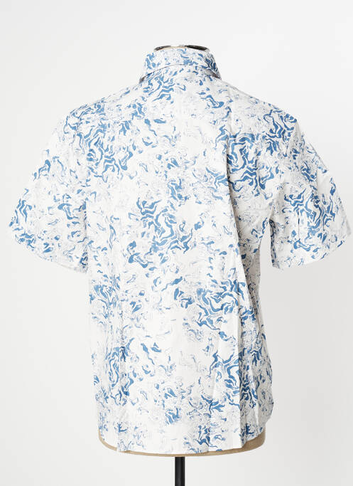 Chemise manches courtes bleu SELECTED pour homme