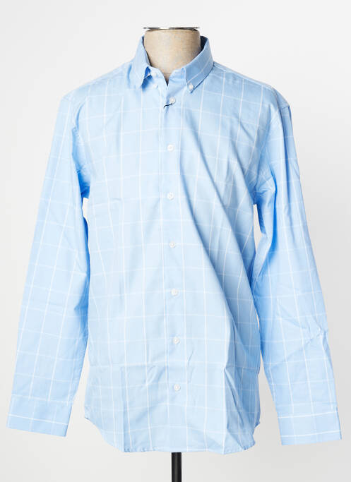 Chemise manches longues bleu SELECTED pour homme