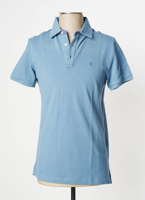 Polo bleu CAMBRIDGE pour homme