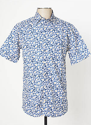 Chemise manches courtes bleu CAMBRIDGE homme