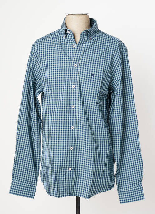 Chemise manches longues bleu CAMBRIDGE pour homme