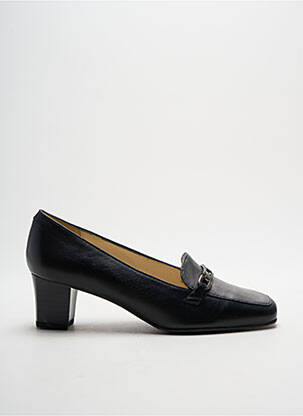 Mocassins carré talon de 4 à 6cm noir MARCO femme
