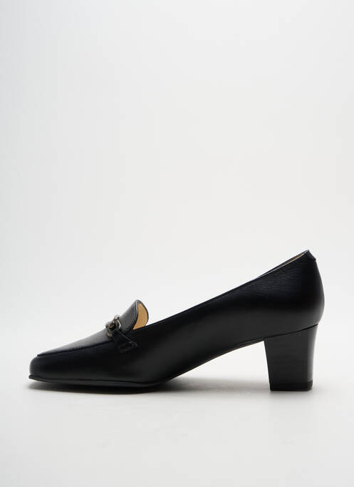 Mocassins carré talon de 4 à 6cm noir MARCO femme