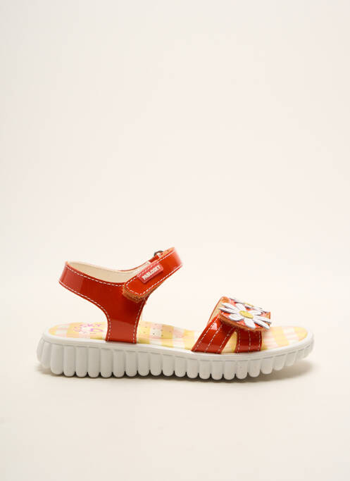 Sandales/Nu pieds orange PABLOSKY pour fille