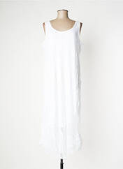 Robe longue blanc G!OZE pour femme seconde vue