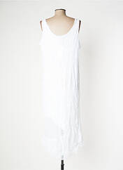 Robe longue blanc G!OZE pour femme seconde vue