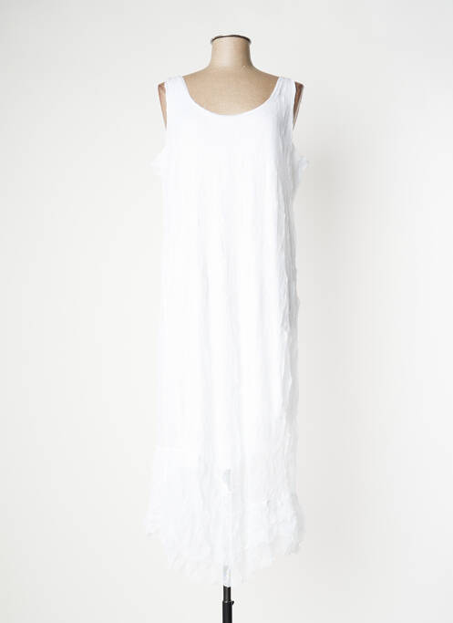 Robe longue blanc G!OZE pour femme