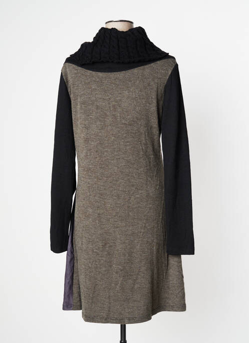 Robe pull noir SMASH! pour femme