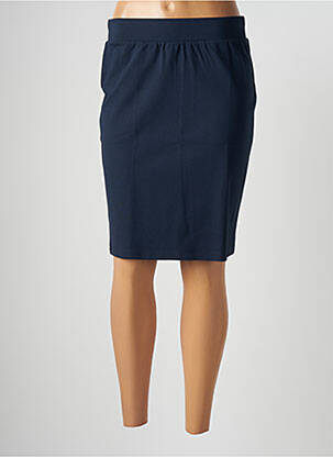 Jupe mi-longue bleu JENSEN femme