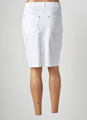 Jupe mi-longue beige SIGNATURE femme