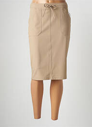 Jupe mi-longue beige BARBARA LEBEK femme