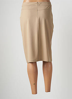 Jupe mi-longue beige BARBARA LEBEK femme
