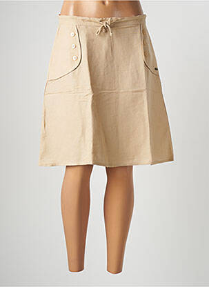 Jupe mi-longue beige THALASSA femme