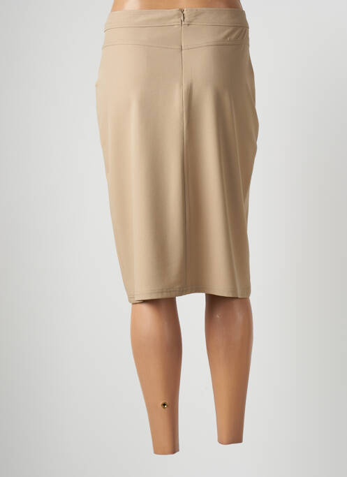 Jupe mi-longue beige BARBARA LEBEK pour femme
