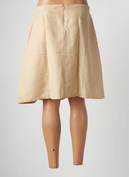 Jupe mi-longue beige THALASSA pour femme