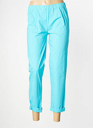 Pantalon 7/8 bleu ORIENTIQUE NATURALLY femme
