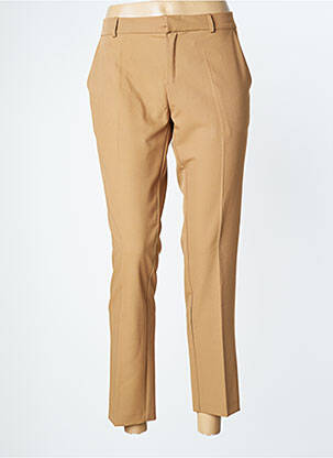 Pantalon chino marron ENTRACTE femme