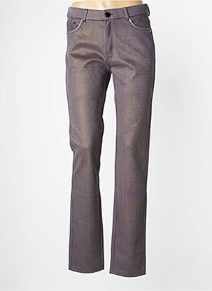 Pantalon droit gris TINTA STYLE pour femme