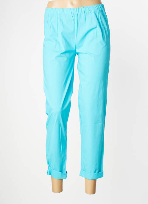 Pantalon 7/8 bleu ORIENTIQUE NATURALLY pour femme