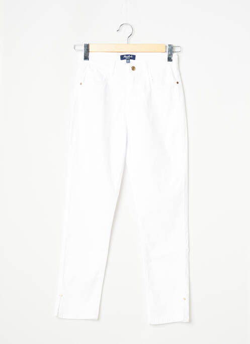 Pantalon slim blanc BARILOCHE pour femme