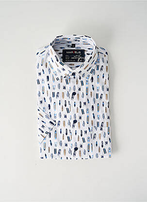 Chemise manches courtes blanc MARVELIS homme