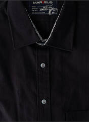 Chemise manches courtes noir MARVELIS pour homme seconde vue