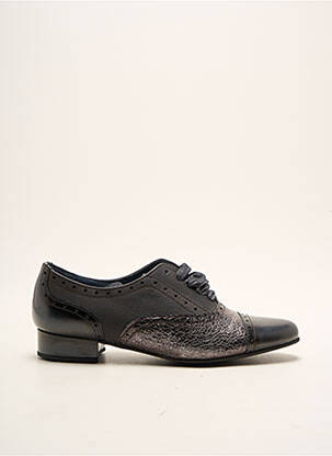 Derbies talon plat jusqu'à 3cm gris PINTO DI BLU femme