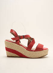 Espadrilles rouge CARMELA pour femme seconde vue