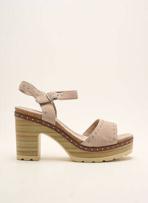 Sandales/Nu pieds beige CARMELA pour femme