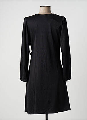 Robe mi-longue manches longues manches longues noir TIFFOSI femme