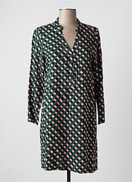 Robe courte manches longues manches longues vert COMPAÑIA FANTASTICA femme