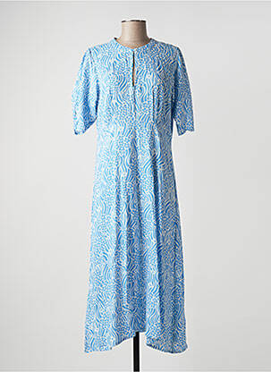Robe longue bleu COMPAÑIA FANTASTICA pour femme