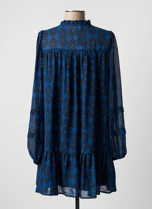 Robe courte bleu LAURE + MAX pour femme